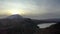 Flying towards Lough Altan next to Errigal, the highest mountain in Donegal - Ireland