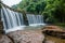 Flying Waterfall in Bamboo Forest of Bamboo Sea Area in