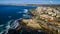 Flyover of the coast, La Jolla, California