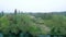 Flyover of River Great Ouse near Cambridge, England