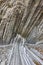 Flysch dramatic rock formation Cantabric coastline in Zumaia, Euskadi