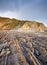 Flysch in La Vega beach, Asturias, Spain