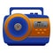 Fm digital radio icon, cartoon style