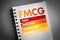 FMCG - Fast Moving Consumer Goods acronym