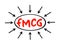 FMCG Fast Moving Consumer Goods - products that are sold quickly and at a relatively low cost, acronym text with arrows