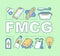 FMCG word concepts banner. Fast moving consumer goods. Low cost and quickly sold products. Presentation, website