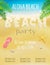 Foam beach party flyer template