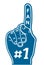 Foam finger - fan finger