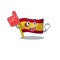 Foam finger flag spain with in the mascot shape
