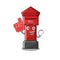 Foam finger pillar box on a cartoon highway