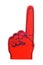 Foam Finger in Red