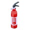 Foam fire extinguisher icon, isometric style
