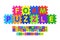 Foam puzzle font