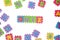 Foam puzzle letter uppercase