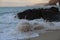 Foamy Seas At Boat Cove, Cornwall, UK