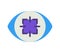 Focus concentration sharpen attention single isolated icon with flat style