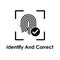 focus, fingerprint, check, identify and correct icon. One of the business collection icons for websites, web design, mobile app