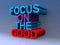 Focus on the good on blue