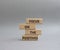 Focus on the Positives symbol. Concept word Focus on the Positives on wooden blocks. Beautiful grey background. Business and Focus