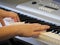 Focus Stacked Image of a Young Girl Practicing Her Piano