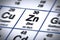 Focus on Zinc chemical element - Important mineral salt for proper nutrition - concept image with the Mendeleev periodic table