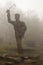 Fog in the beech forest of Monte Santiago, Burgos