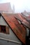 Fog and buildings in Rothenburg on Tauber. Germany. # 3.