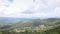 Fog and cloud mountain valley landscape in thailand.