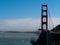 Fog creeping in over Golden Gate Bridge