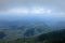 Fog filled mountains in the Western Ghats of Kerala