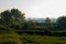 Fog in the Maastricht valley, view from the National Park hoge Fronten