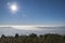 Fog in the mountains of Montseny in Barcelona