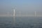 Fog in offshore windpark