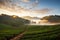 Fog over the mountain at Doi Inthanon national park, Thailand