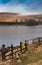 Fog over Welsh Reservoir