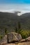 Fog Rolls Below on Coastline of Maine In Acadia National Park