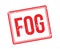 Fog rubber stamp