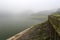 Fog tianzhu mountain reservoir