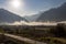 Fog in a Valley in Pindos Mountains near Konitsa