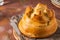 Fogaca on kitchen countertop. Fogaca is a traditional cake from Santa Maria da Feira, Aveiro, Portugal