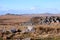 Foggintor granite quarry Dartmoor England. Granite used for the old London Bridge