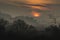 Foggy Ballona Wetlands at Sunset