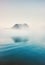 Foggy cold sea moody landscape travel misty morning