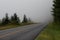 Foggy and Dangerous Driving Conditions on the Blue Ridge Parkway