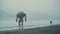 Foggy Day Giant Robot: A Sandalpunk Technological Design In 70mm