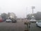 Foggy Day of January in India.