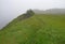 Foggy day at Silver Mine Head Path near Middle Cove