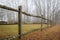 Foggy Fence