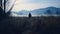 Foggy Landscape Photography: Silhouettes Of Man In Whistlerian Style