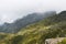 The foggy landscapes in the Aberdare Ranges on the flanks of Mount Kenya